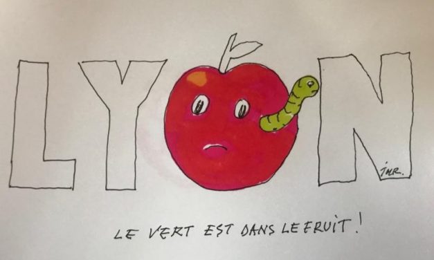 Elu maire de Lyon, ce samedi. Grégory Doucet, en vert et contre tous.