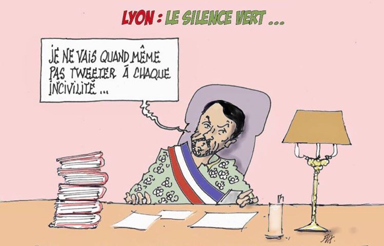 Ils ont gagné le cocotier les Lyonnais.... Gregory-doucet-muet-par-Fux-Cartoon