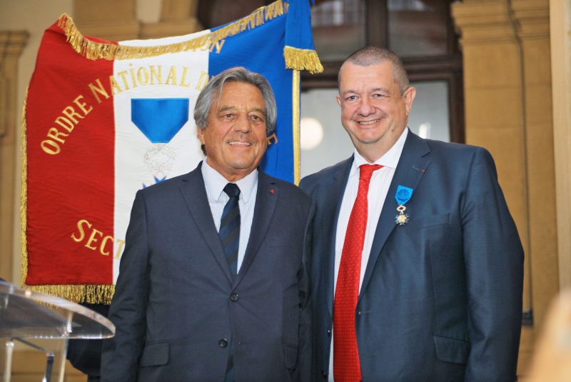 Christophe Marguin, officier dans l’Ordre national du Mérite