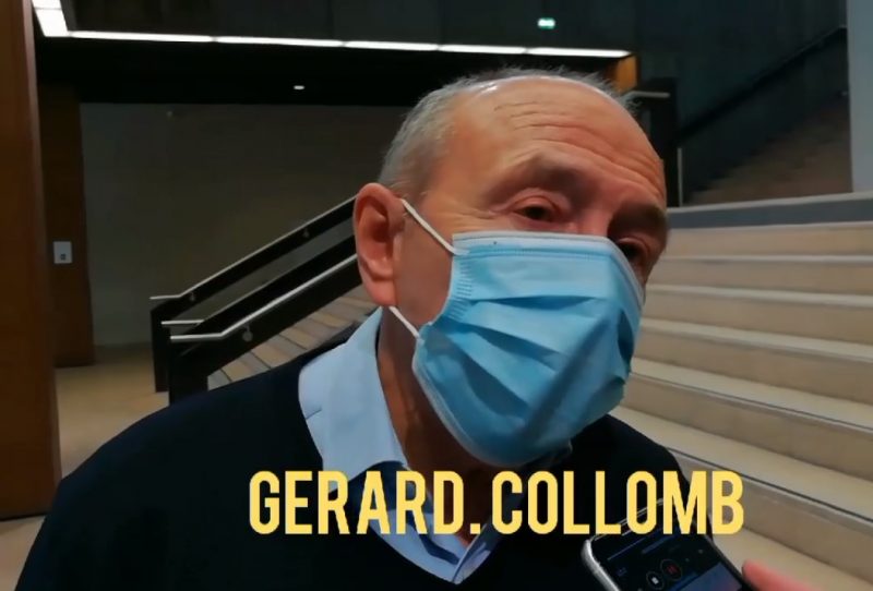 Gérard Collomb contre la P.P.I. des Verts. Sa colère en pull-over