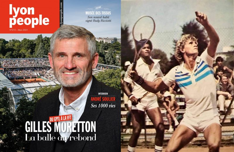 Le nouveau boss de Roland-Garros, Gilles Moretton, en couverture de Lyon People