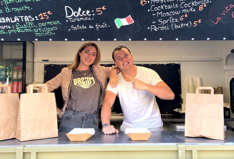 Lyon Brotteaux. A bord de son food-truck, la dolce vita façon Arthur Donjon