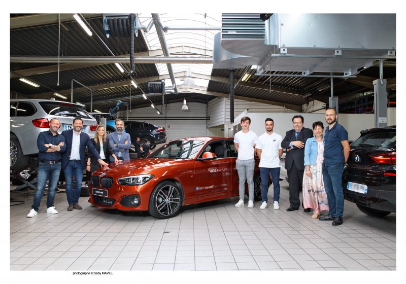 Partenariat entre BMW Altitude et MFR Les Charmattes. Les élèves n’ont pas fini d’aimer les voitures