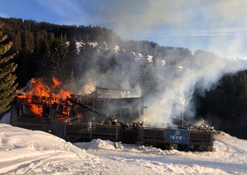 Megève. Le nouveau restaurant La Môme est ravagé par un incendie