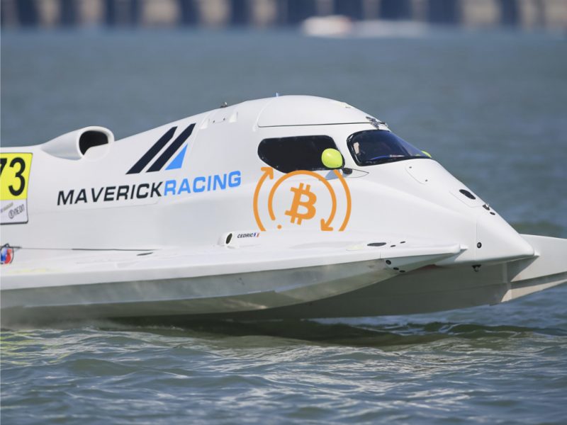 Partenaire de l’écurie motonautique Maverick Racing, la société Bitcoin-Lyon.fr se jette à l’eau