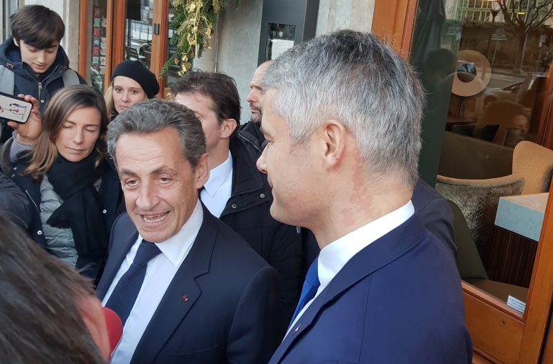 Nicolas Sarkozy à Lyon pour honorer Laurent Abitbol