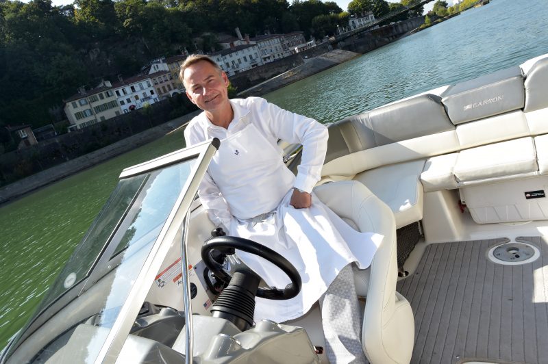 Lyon Ile Barbe. Le chef Jean-Christophe Ansanay-Alex met les voiles