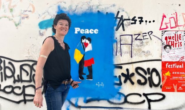 Lyon. Pour l’artiste Laurence Senelonge, le street art est une arme de paix