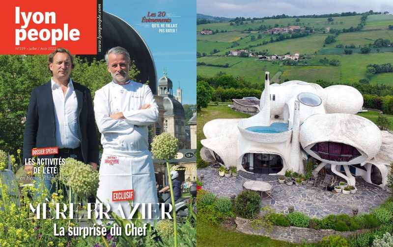 La Mère Brazier se dévergonde. Son chef Mathieu Viannay en couverture du nouveau Lyon People