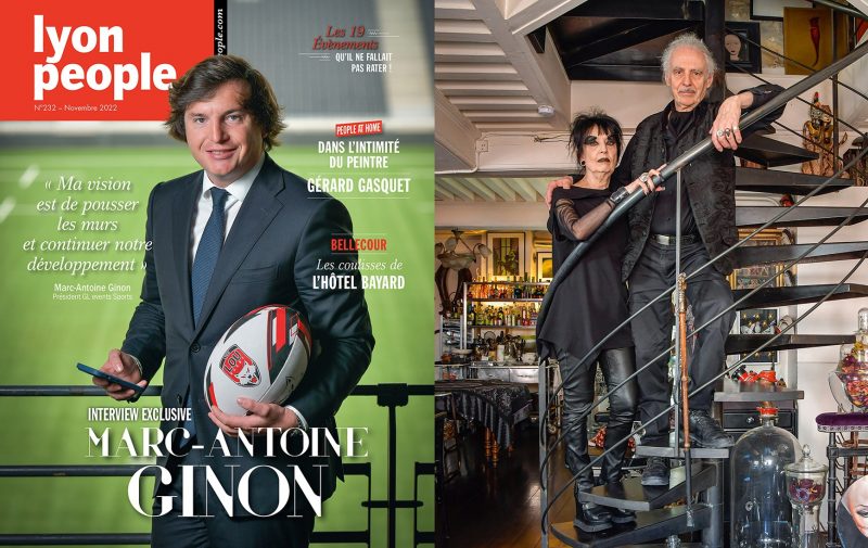 Marc-Antoine Ginon en couverture du nouveau magazine Lyon People