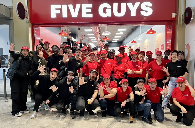 Nouveau à Lyon. Five Guys croque son 25e restaurant !