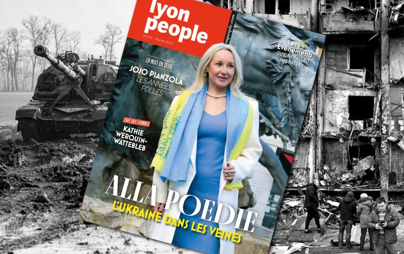 Alla Poedie. La passionaria de l’Ukraine en couverture du nouveau Lyon People