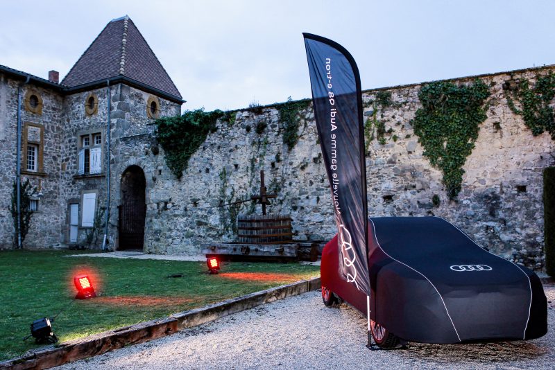 Nouvelle Audi Q8 e-tron. Un lancement royal au château La Gallée