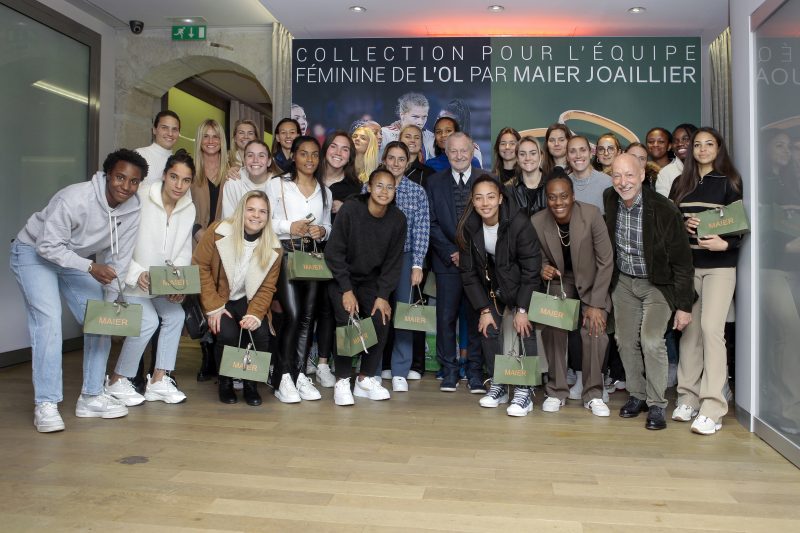 OL Féminin. Fier de ses championnes, Jean-Michel Aulas les récompense chez Maier Joaillier