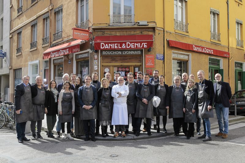 Dîner des Authentiques. Le mâchon des partenaires des bouchons lyonnais