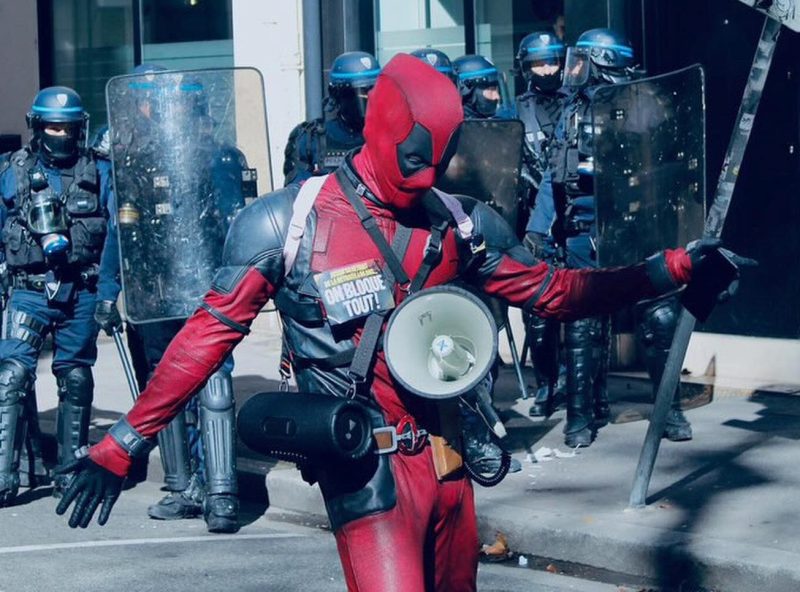 Lyon. Qui est Deadpool, ce manifestant lyonnais érigé en vedette des réseaux sociaux ?