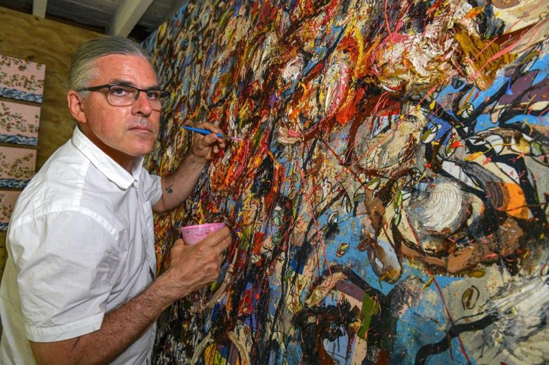 Miami. En Floride comme en France, John Bailly tisse sa toile