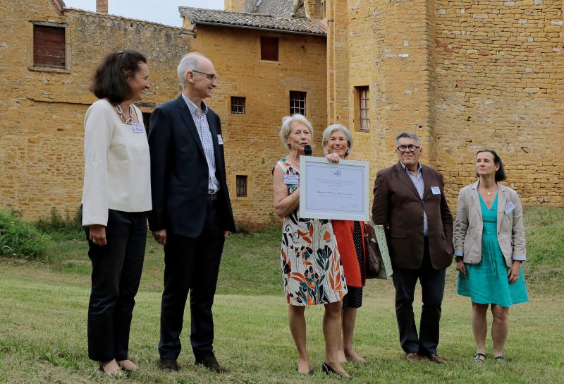 Patrimoine du Beaujolais. La cérémonie de remise du prix VMF au Chateau de Jarnioux