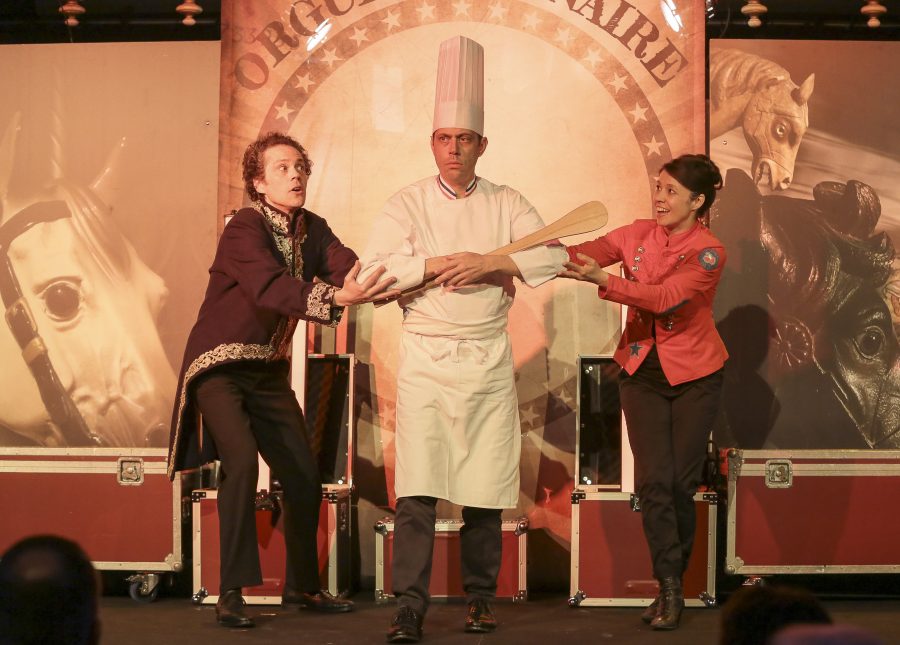 Monsieur Paul sur les planches pour le centenaire de la Maison Bocuse. Lyon People était dans les coulisses