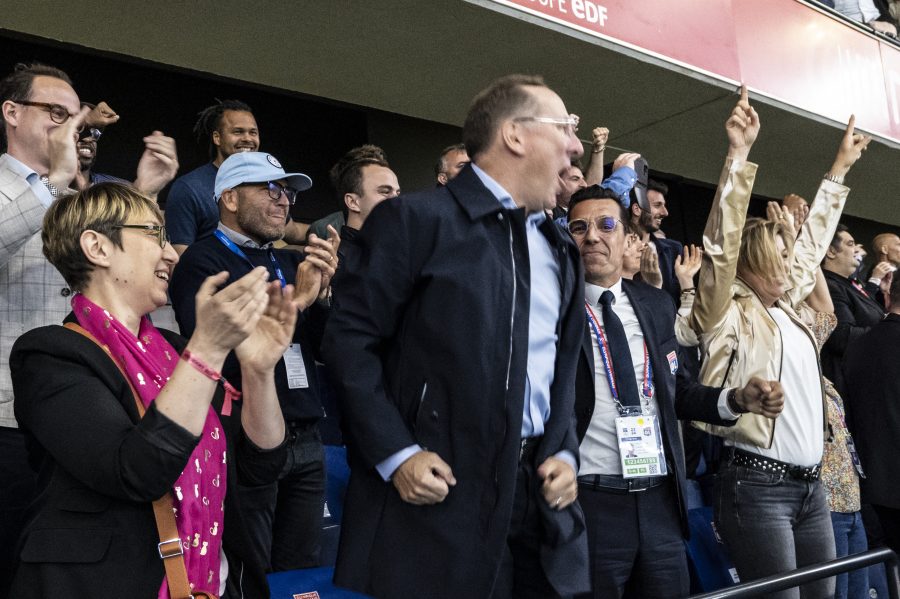 Les tribunes VIP d’OL – Strasbourg. Une saison conclue en feu d’artifice