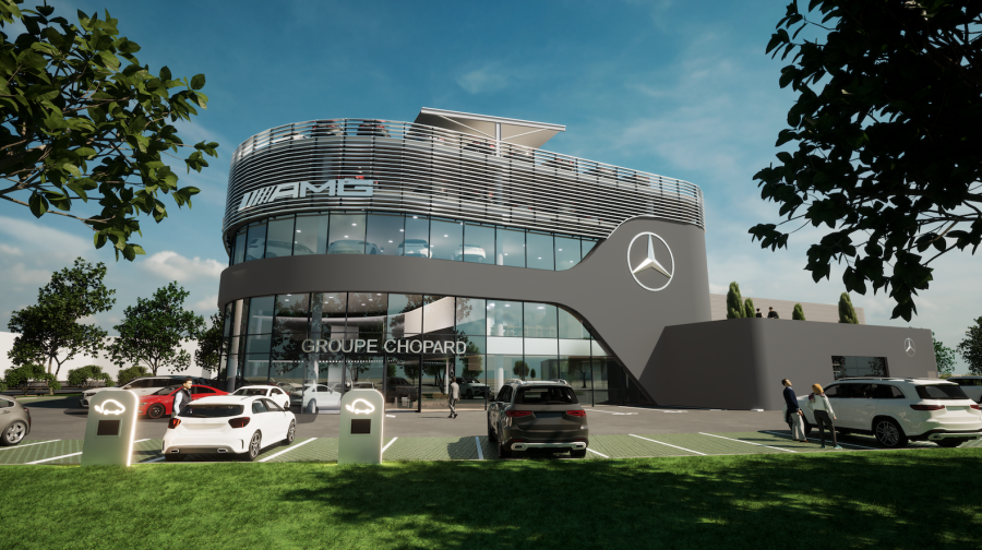 Mercedes-Benz. A la découverte de la nouvelle concession cinq étoiles de Dardilly