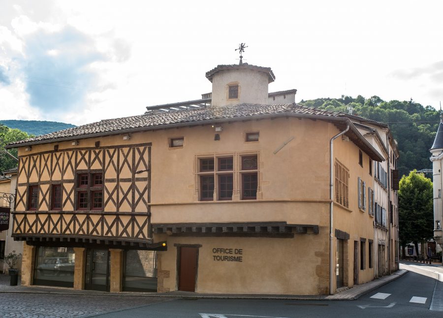 La maison à pans de bois est classée au patrimoine mondial de l’UNESCO.