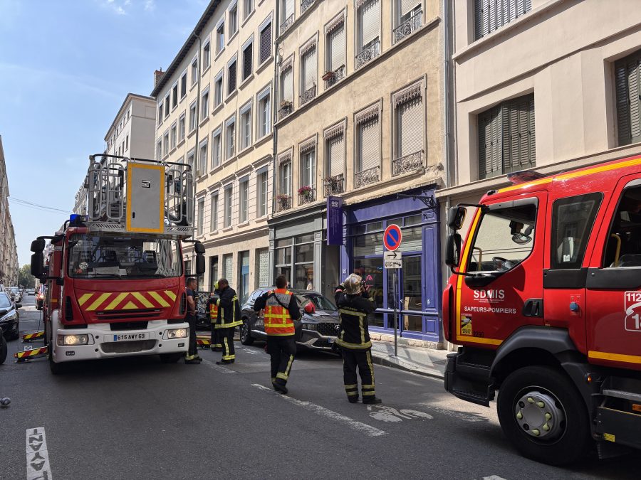 Lyon 6e. Un incendie affole la rue Molière