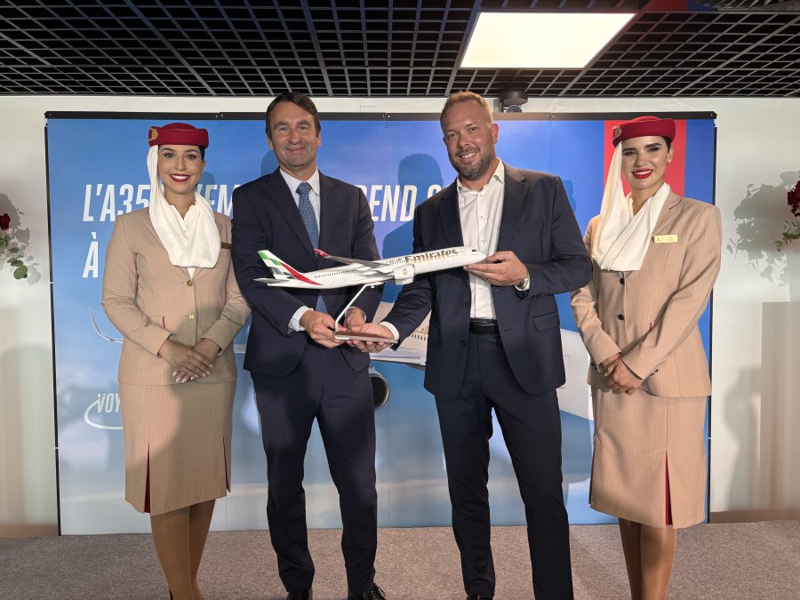 Emirates. L’aéroport de Lyon, première terre d’accueil française du nouvel Airbus A350