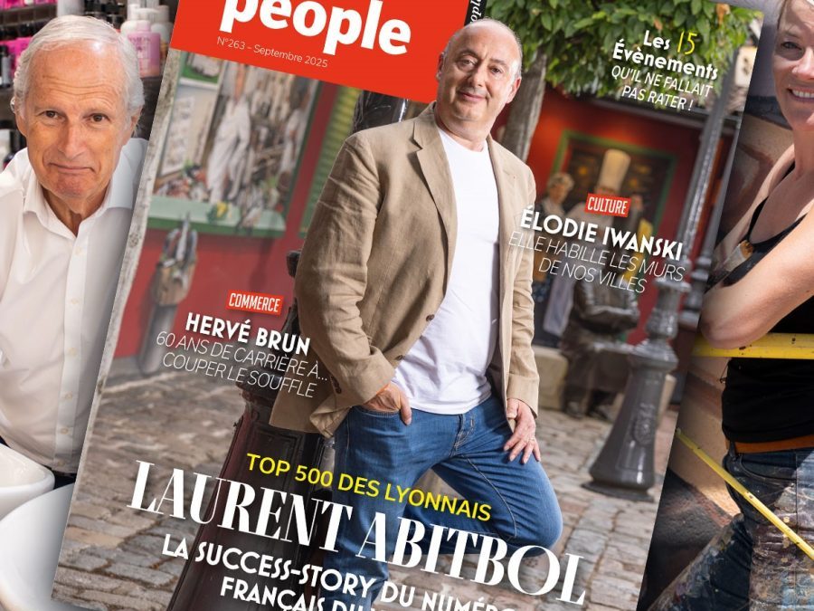 Magazine. Laurent Abitbol en Une du nouveau Lyon People
