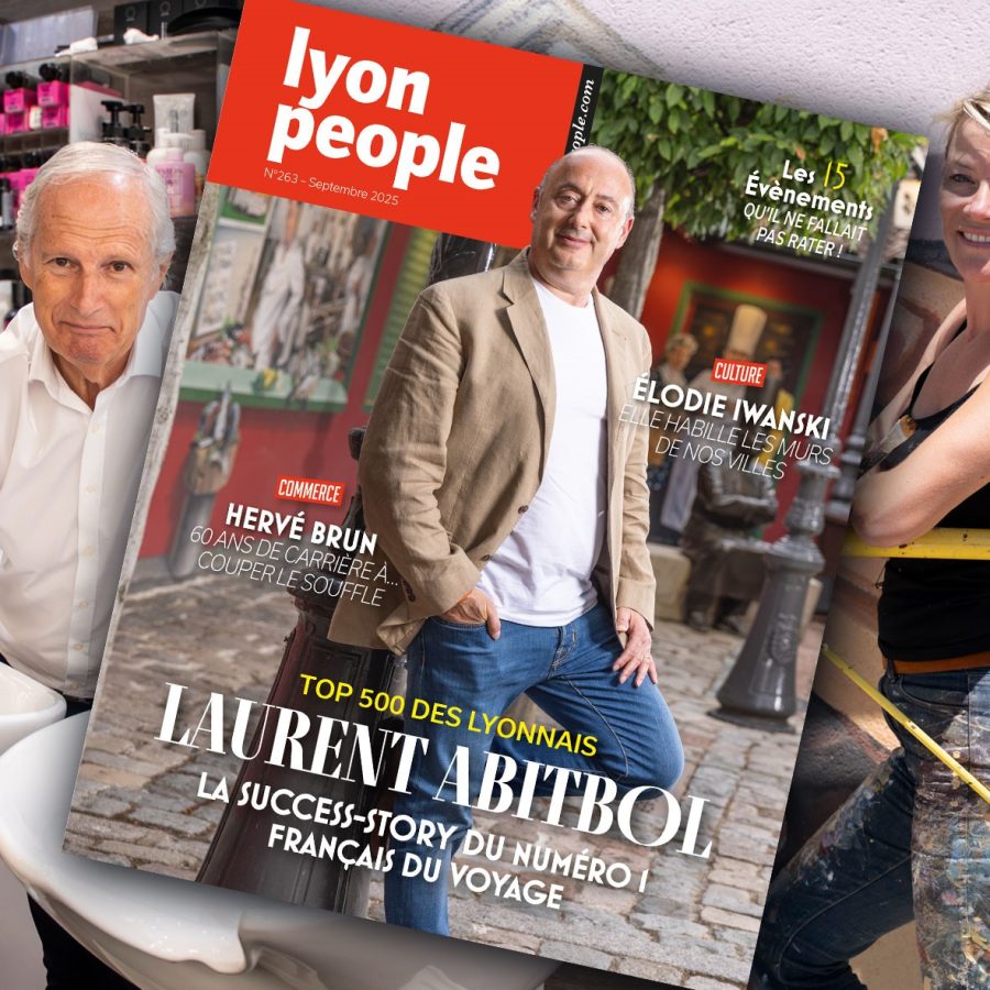Magazine. Laurent Abitbol en Une du nouveau Lyon People