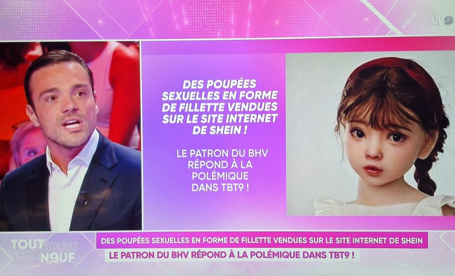 Poupées pédopornographiques. Frédéric Merlin et Shein, unis dans la tempête