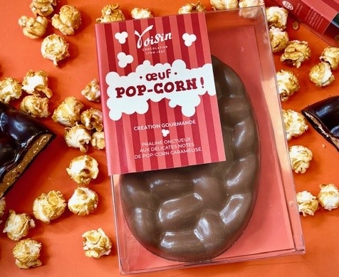 Pâques 2026. Voisin fait éclater la tradition avec son œuf praliné pop-corn