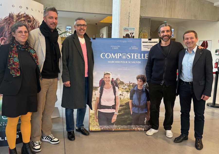 Près de Lyon. Avant-première du film « Compostelle »