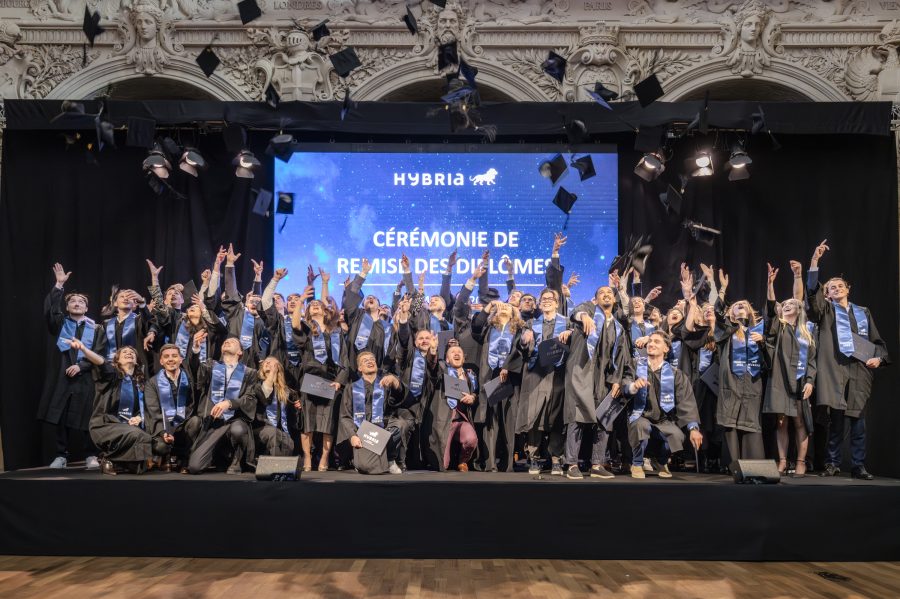 Lyon. Remise des diplômes Hybria 2025