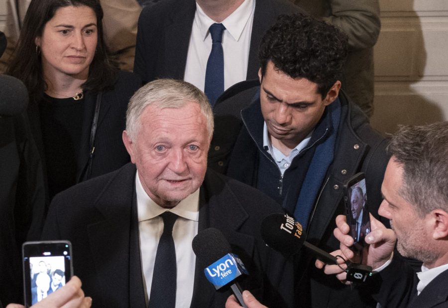 Roman Abreu et Jean-Michel Aulas