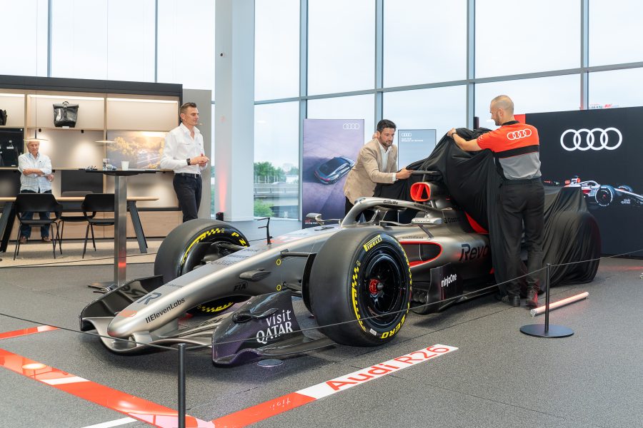 Près de Lyon. La F1 s&rsquo;invite chez Audi Lyon Sud Groupe Central Autos