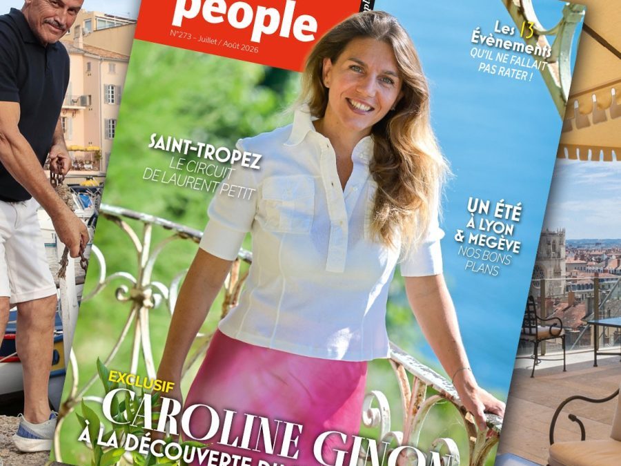 Magazine. Caroline Ginon en couverture du nouveau Lyon People